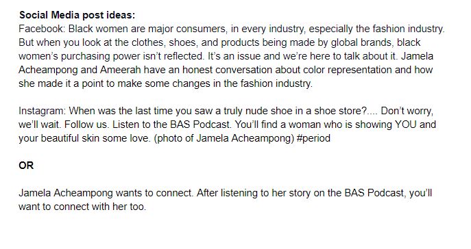 Jalisa Haggins BAS Media ITSO Vegan