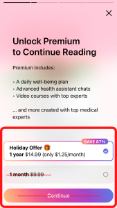 UX Portfolio flo app bottom section