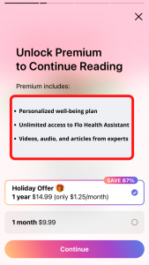 UX Portfolio flo app mid section updated