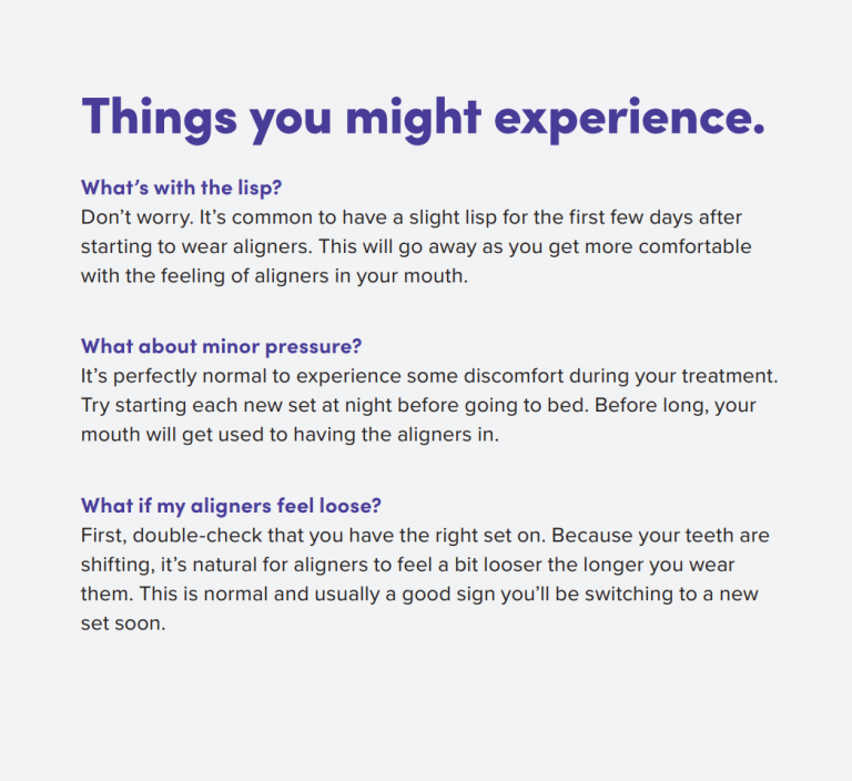 Things you might experience aligner guide 4