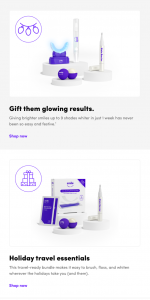 Holiday email clip 1