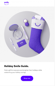 Holiday email clip 2