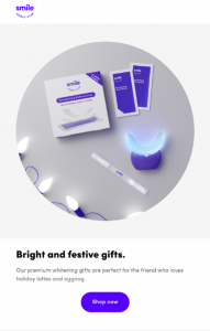 Holiday email clip 3