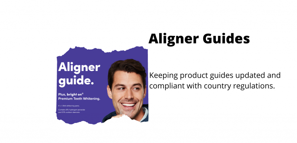 Aligner guide page clicker