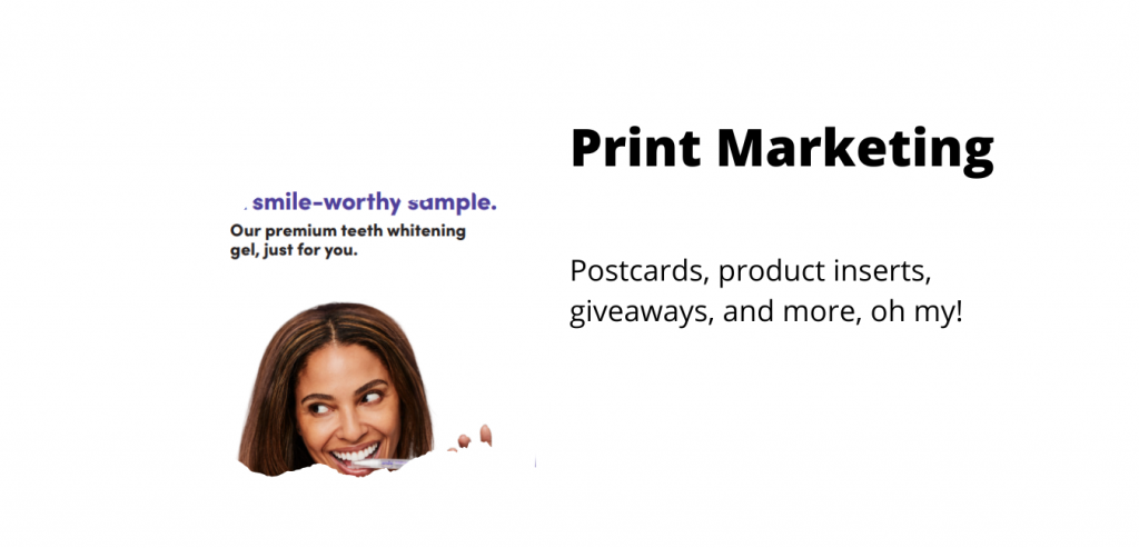 Print marketing page clicker