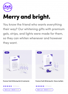 merry and bright holiday landing category