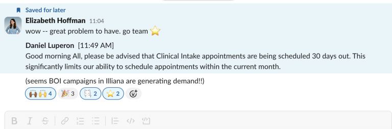 APV Annual health check campaign appointment impact in ohio market