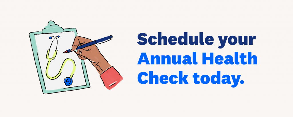 Cityblock Health Schedule your annual health check illustration brand and art